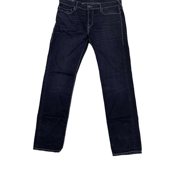 True Religion Jeans Size 34 GENO CABLESTITCH Black - Picture 5 of 7